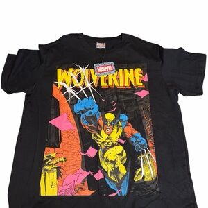 Marvel Black and Yellow Wolverine men’s Tee